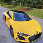 Audi R8 yellow after a professional detail