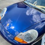 Blue Porsche paint correction