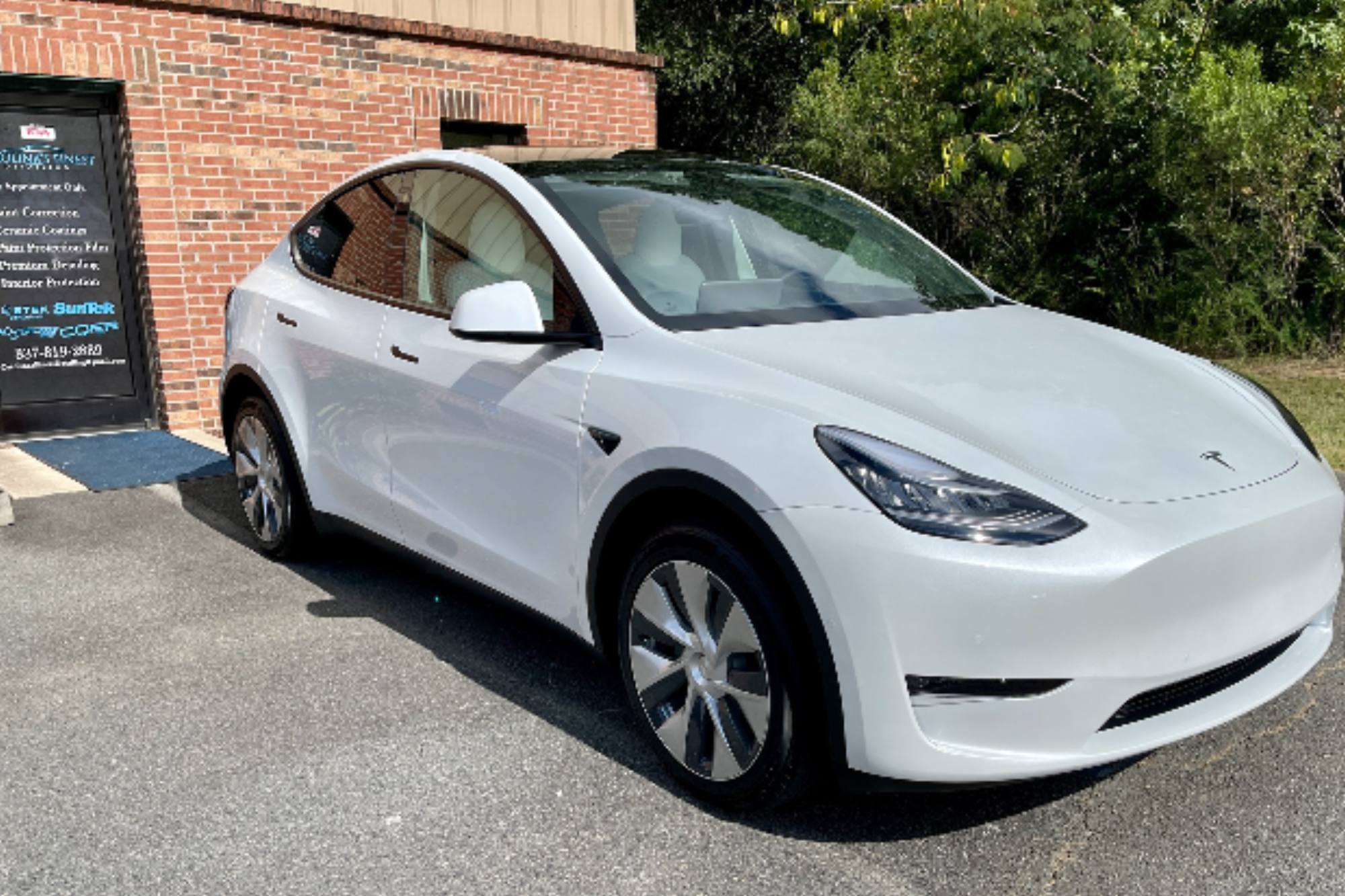 tesla paint protection charlotte